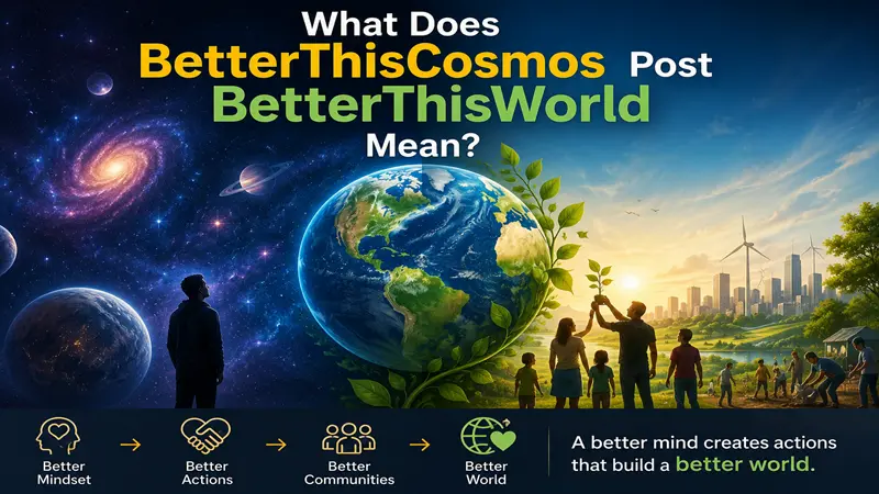 What Does BetterThisCosmos Post BetterThisWorld Mean?