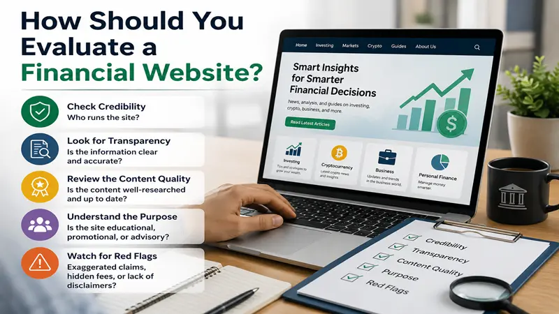 How Should You Evaluate a Financial Website?